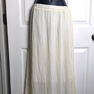 High low flute skirt